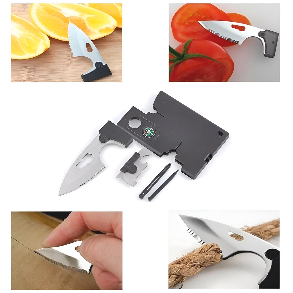 007™️ TACTICAL CARD - 10 HERRAMIENTAS EN 1