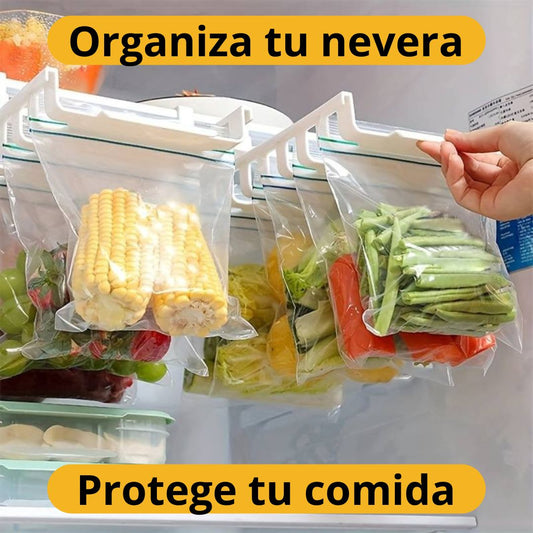 Organizador de Bolsas Ziploc para Nevera y Estantería