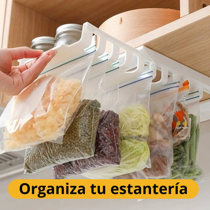 Organizador de Bolsas Ziploc para Nevera y Estantería