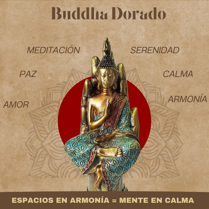 🕉️ Buddha Dorado -  Meditación y espacios en armonía - 🕉️