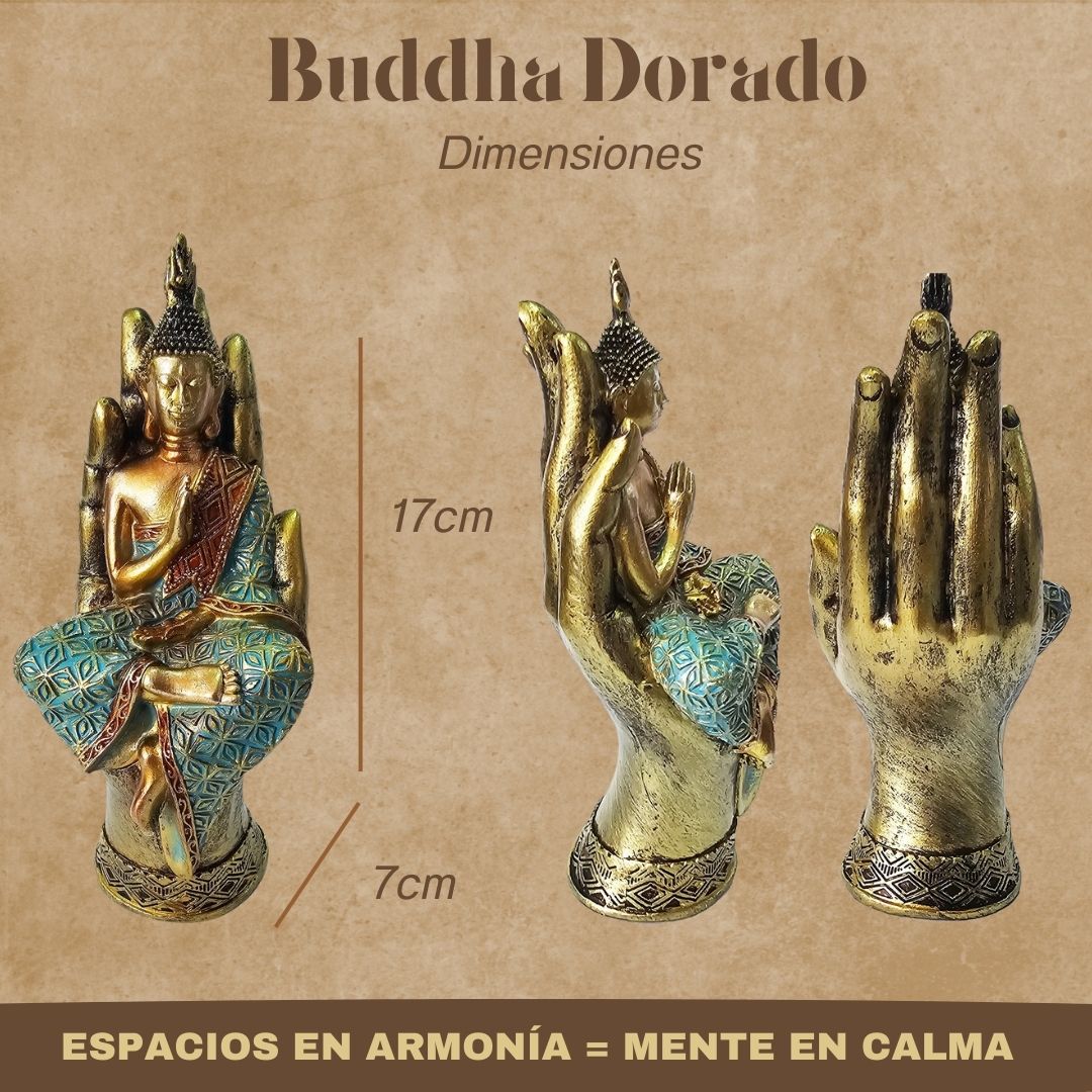 🕉️ Buddha Dorado -  Meditación y espacios en armonía - 🕉️