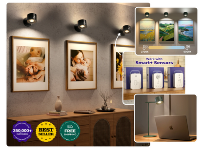 HALO LIGHT GLOW - LUZ ELEGANTE AJUSTABLE MAGNÉTICA