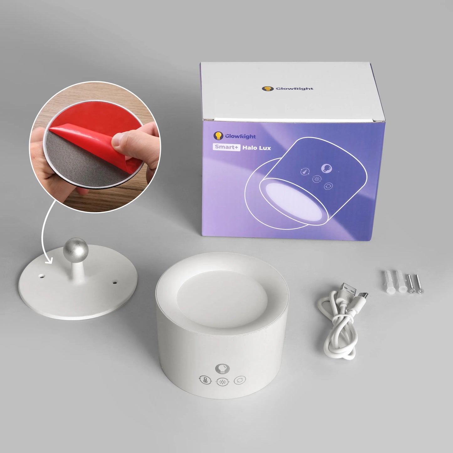 HALO LIGHT GLOW - LUZ ELEGANTE AJUSTABLE MAGNÉTICA