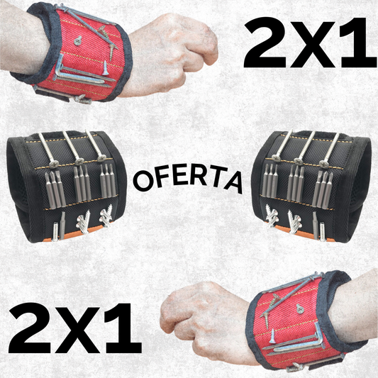 Wristex Pro R -Muñequera magnetica porta herramientas Pack x2 🧰