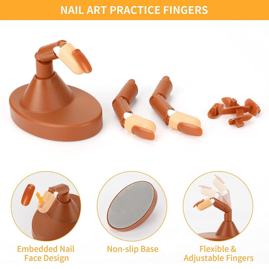 💅 FingerMaster™️  - Dedo de entrenamiento para uñas acrílicas 🔝