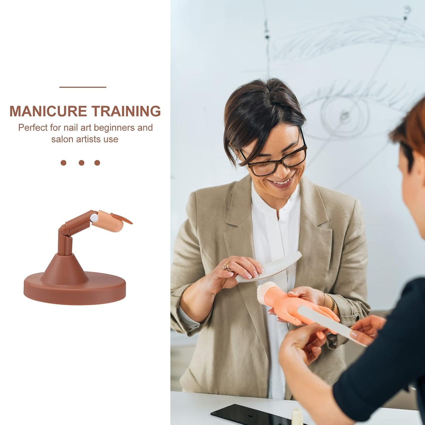 💅 FingerMaster™️  - Dedo de entrenamiento para uñas acrílicas 🔝