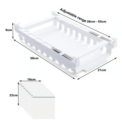Organizador de Bolsas Ziploc para Nevera y Estantería