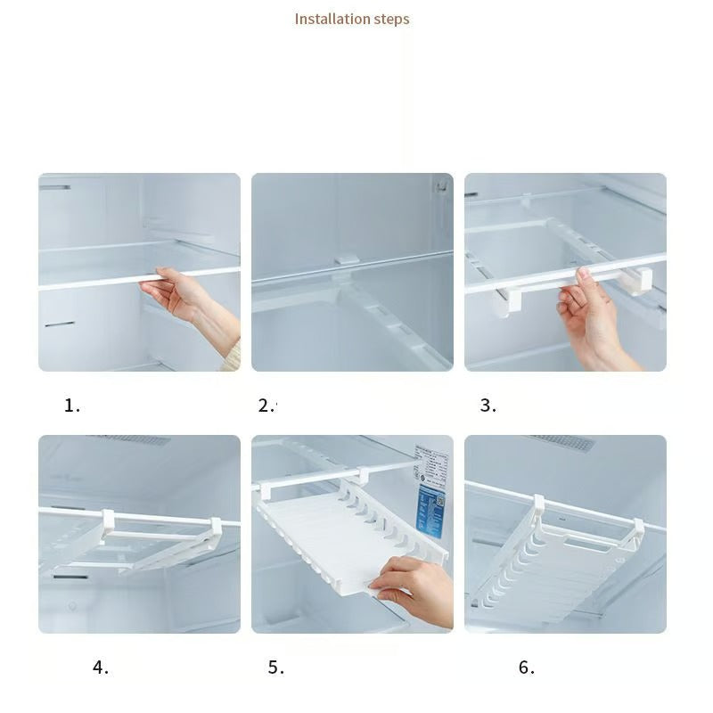 Organizador de Bolsas Ziploc para Nevera y Estantería